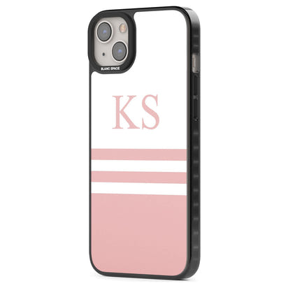 Personalised Pink Stripes & Initials