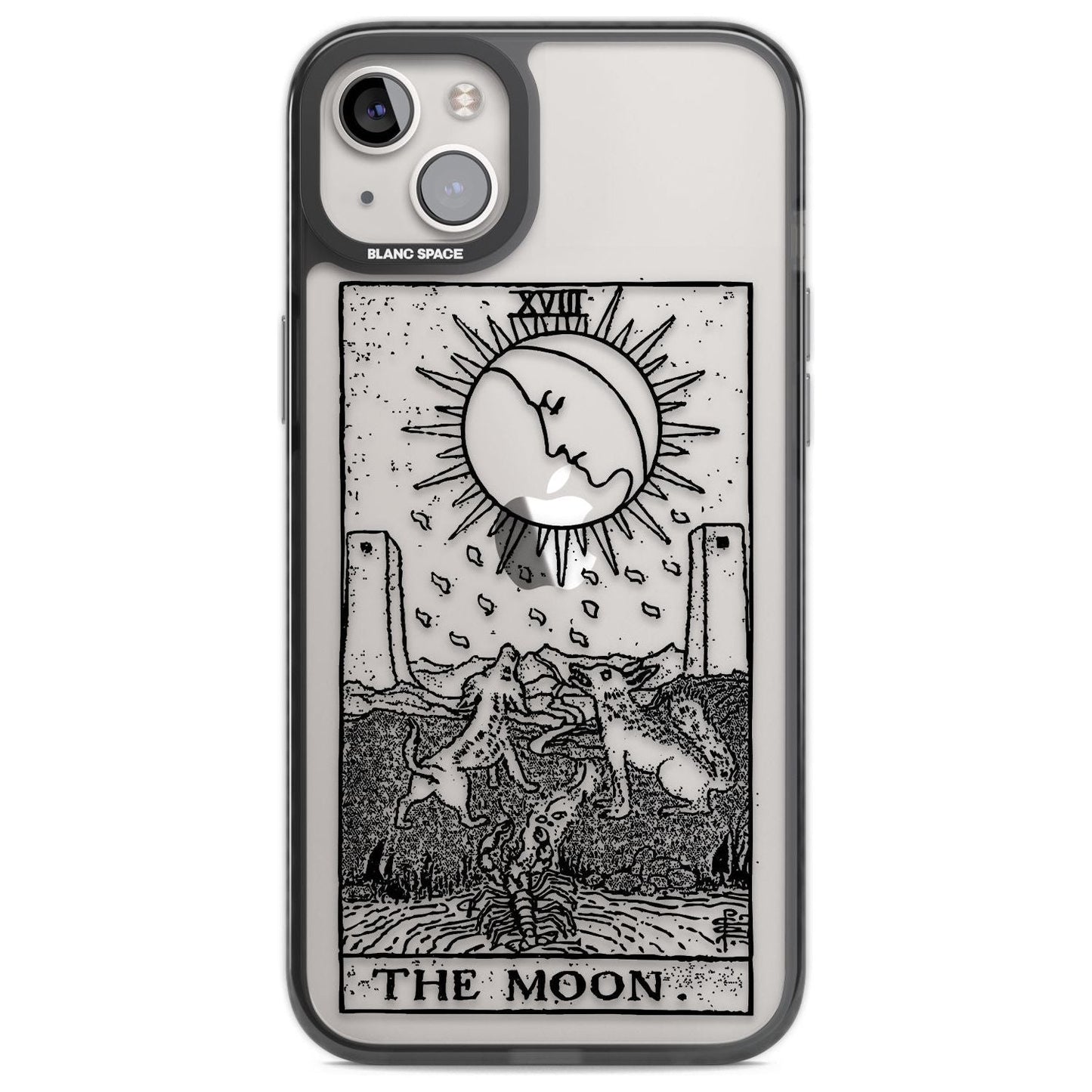 Personalised The Moon Tarot Card (Clear)