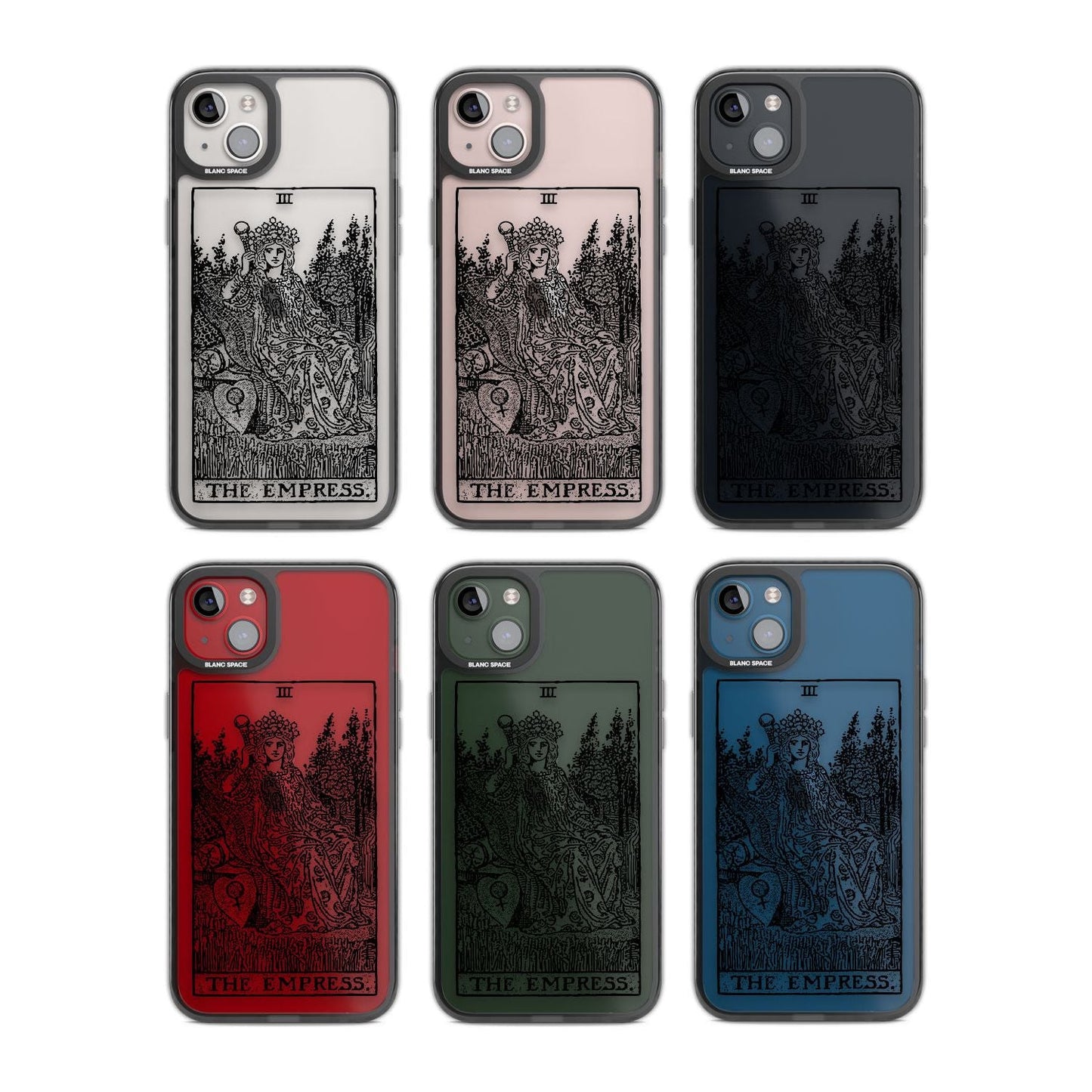 Personalisierte Tarotkarte „Die Kaiserin“ (Transparent)