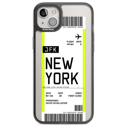 Personalised New York Boarding Pass