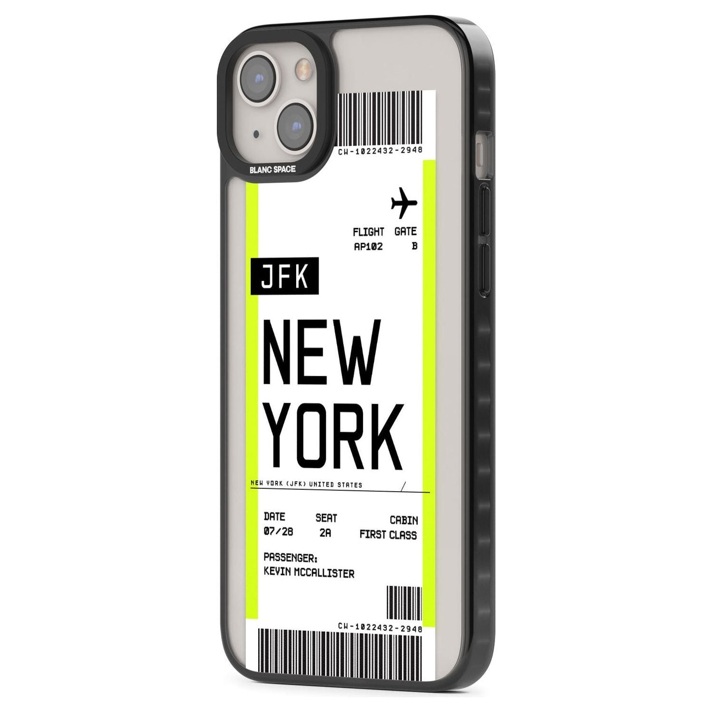 Personalised New York Boarding Pass