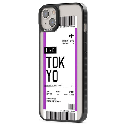 Personalised Tokyo Boarding Pass