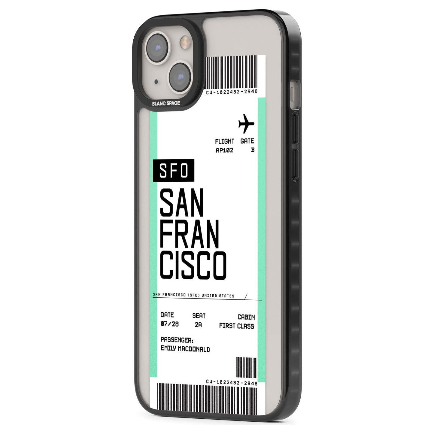 Personalised San Francisco Boarding Pass