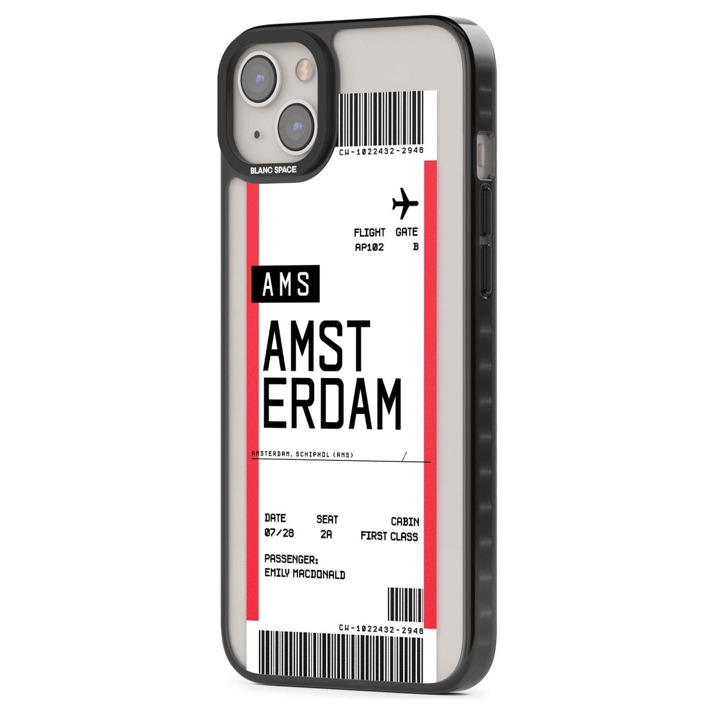 Personalised Amsterdam Boarding Pass