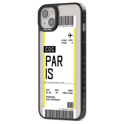 Personalised Paris Boarding Pass
