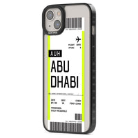 Personalised Abu Dhabi Boarding Pass