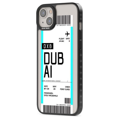 Personalised Dubai Boarding Pass