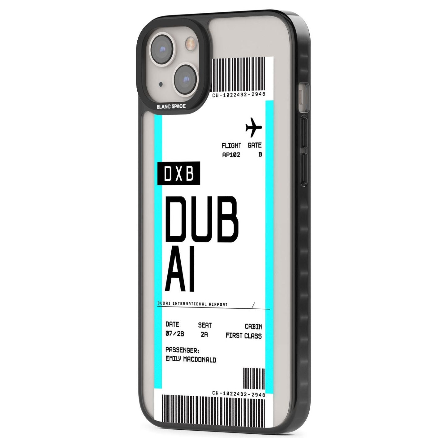 Personalised Dubai Boarding Pass