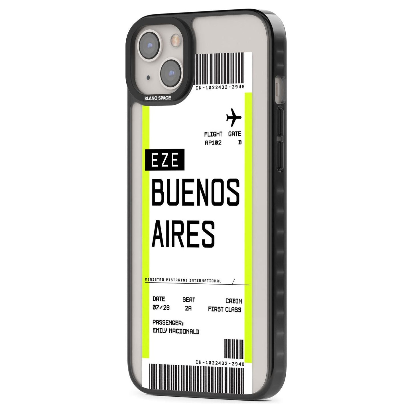 Personalised Buenos Aires Boarding Pass