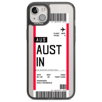 Personalised Austin Boarding Pass