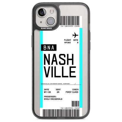 Carte d'embarquement personnalisée pour Nashville