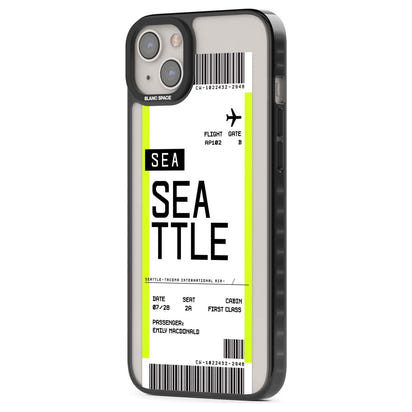 Personalised Seattle Boarding Pass