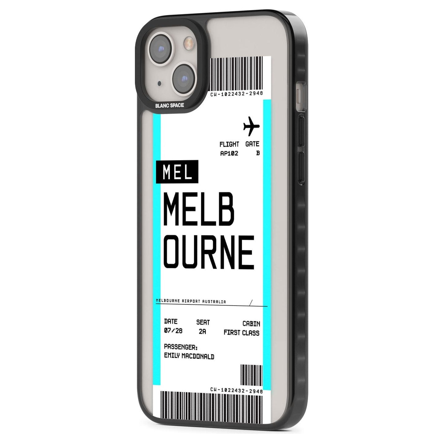 Personalised Melbourne Boarding Pass