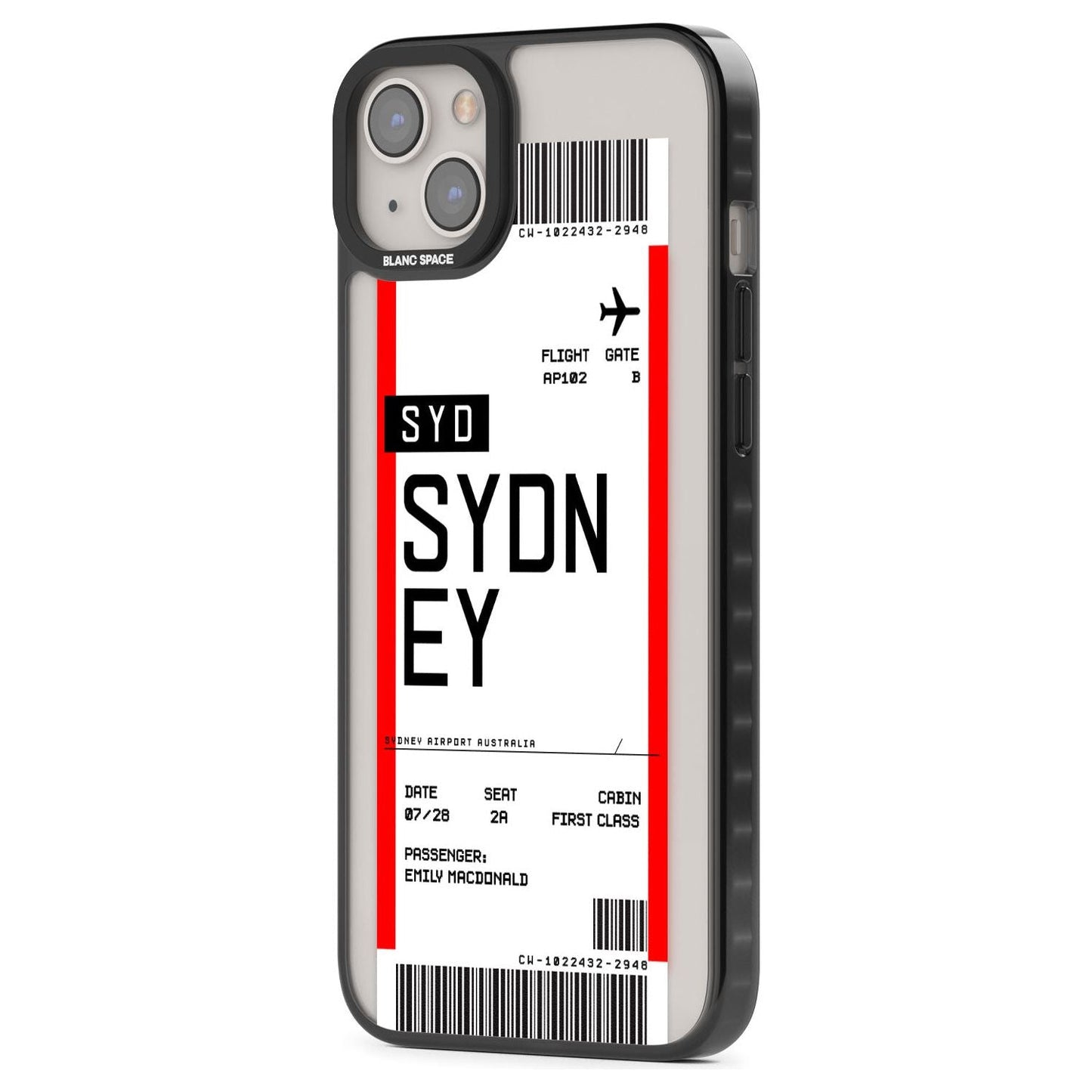Personalised Sydney Boarding Pass