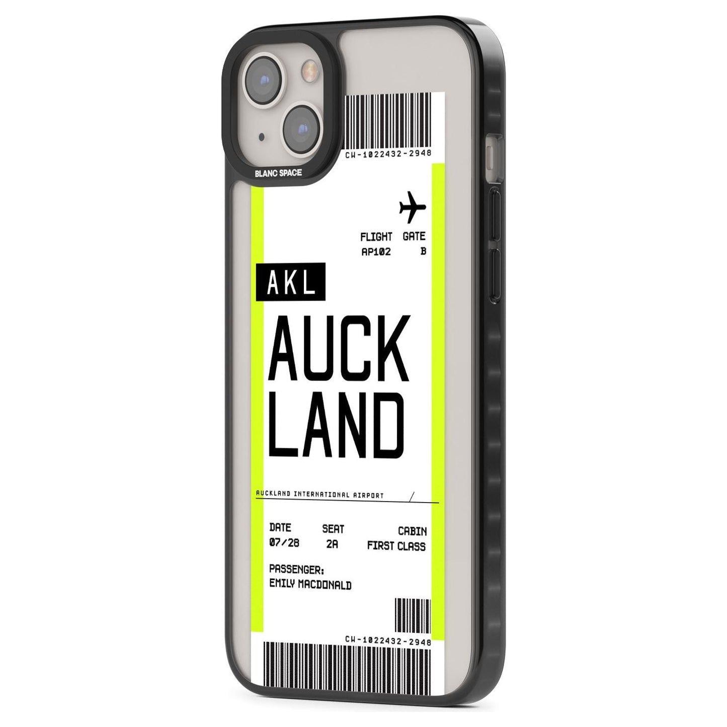 Personalised Auckland Boarding Pass