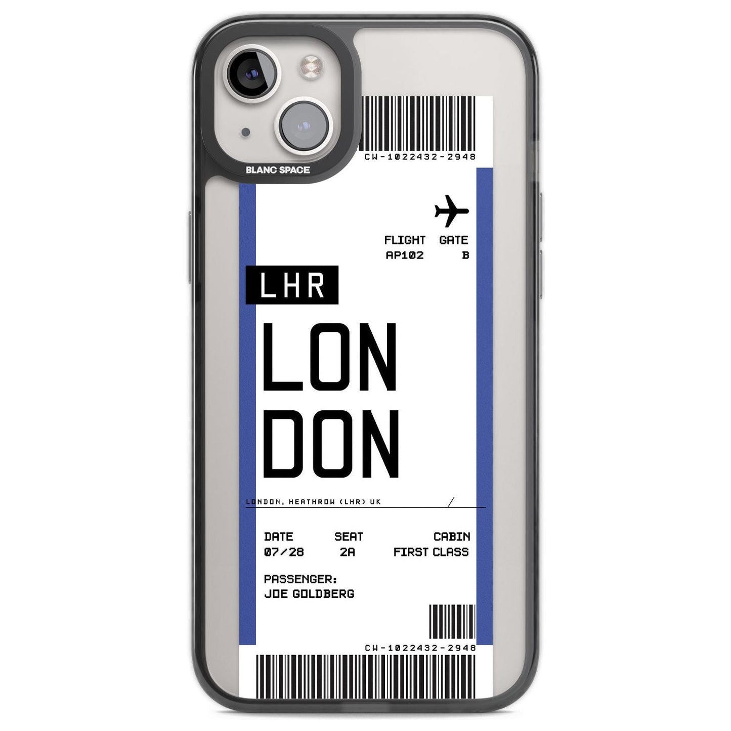 Personalised London Boarding Pass