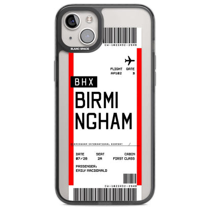 Personalised Birmingham Boarding Pass