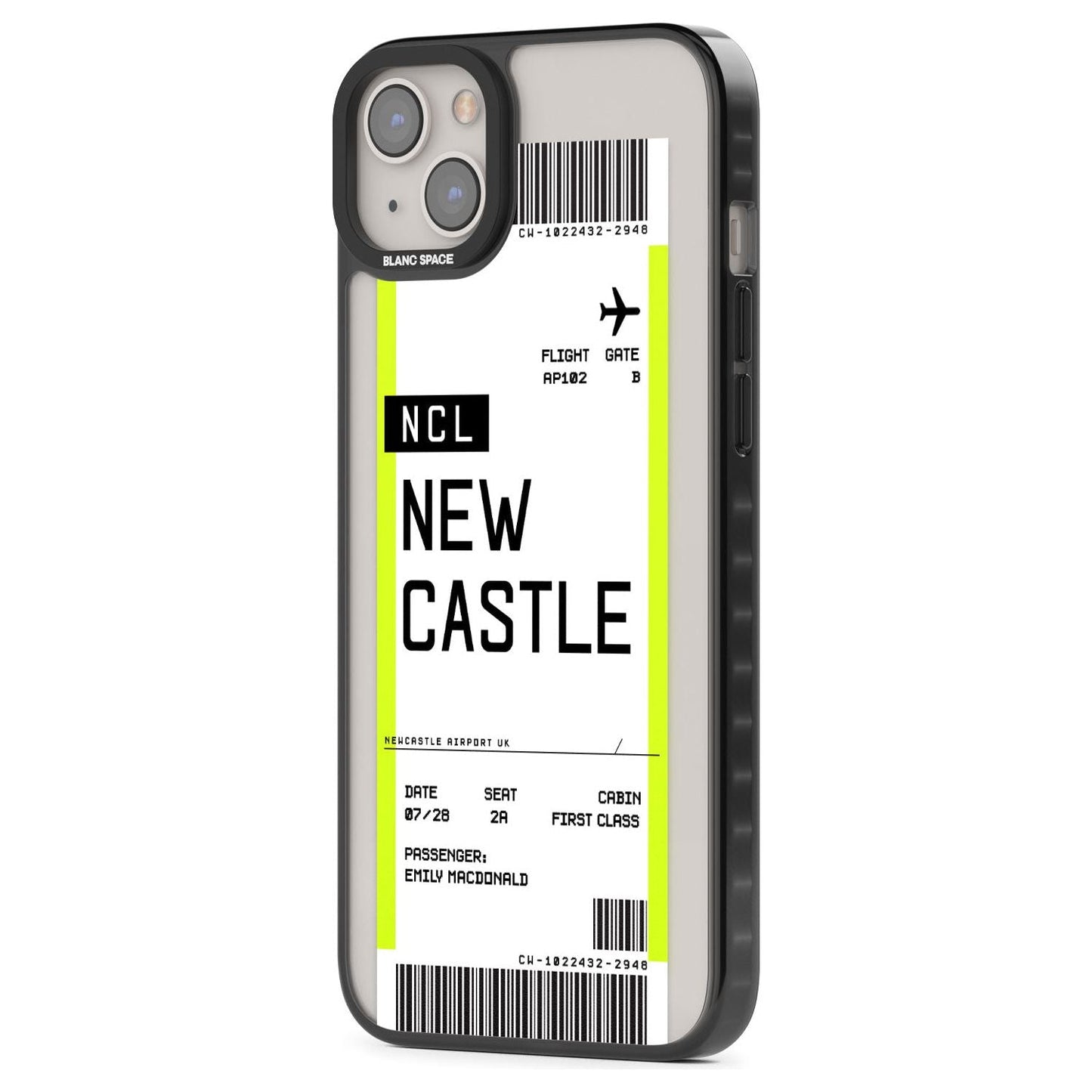 Personalised Newcastle Boarding Pass