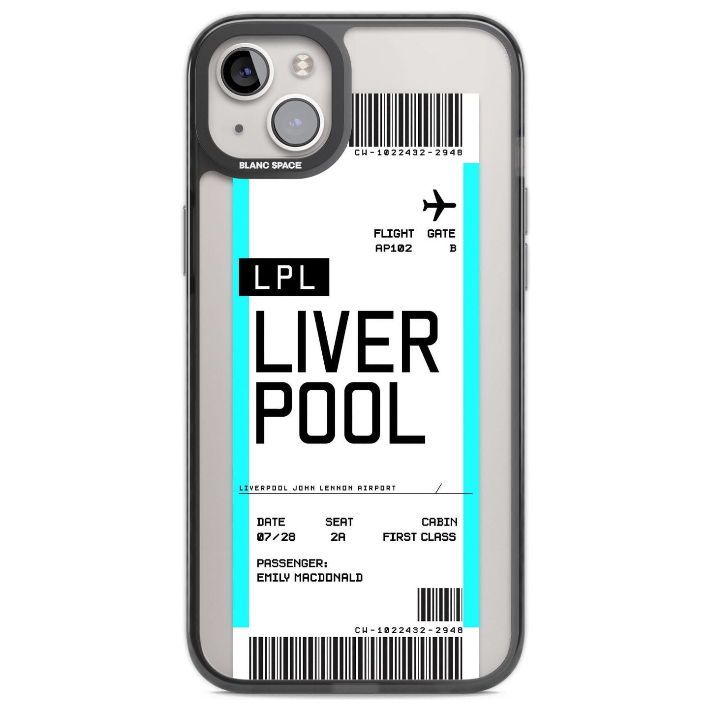 Personalised Liverpool Boarding Pass