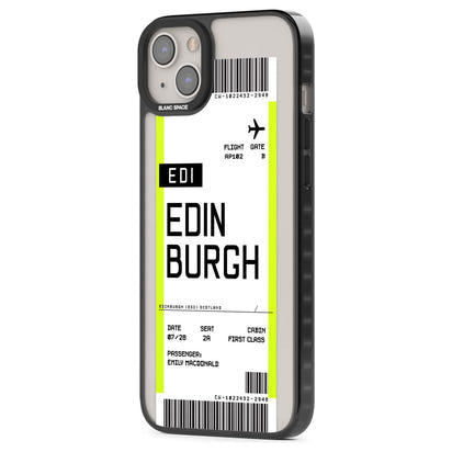 Personalised Edinburgh Boarding Pass