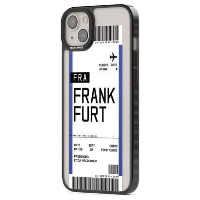 Personalised Frankfurt Boarding Pass