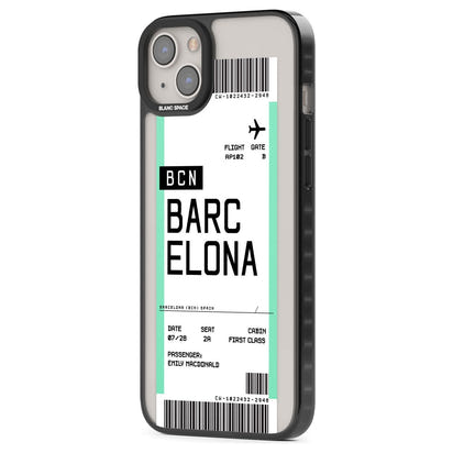 Personalised Barcelona Boarding Pass