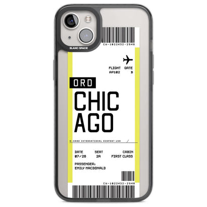Personalised Chicago Boarding Pass