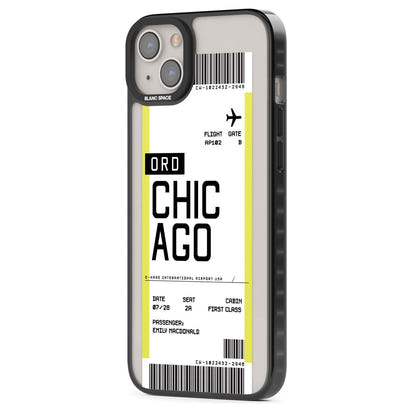 Personalised Chicago Boarding Pass