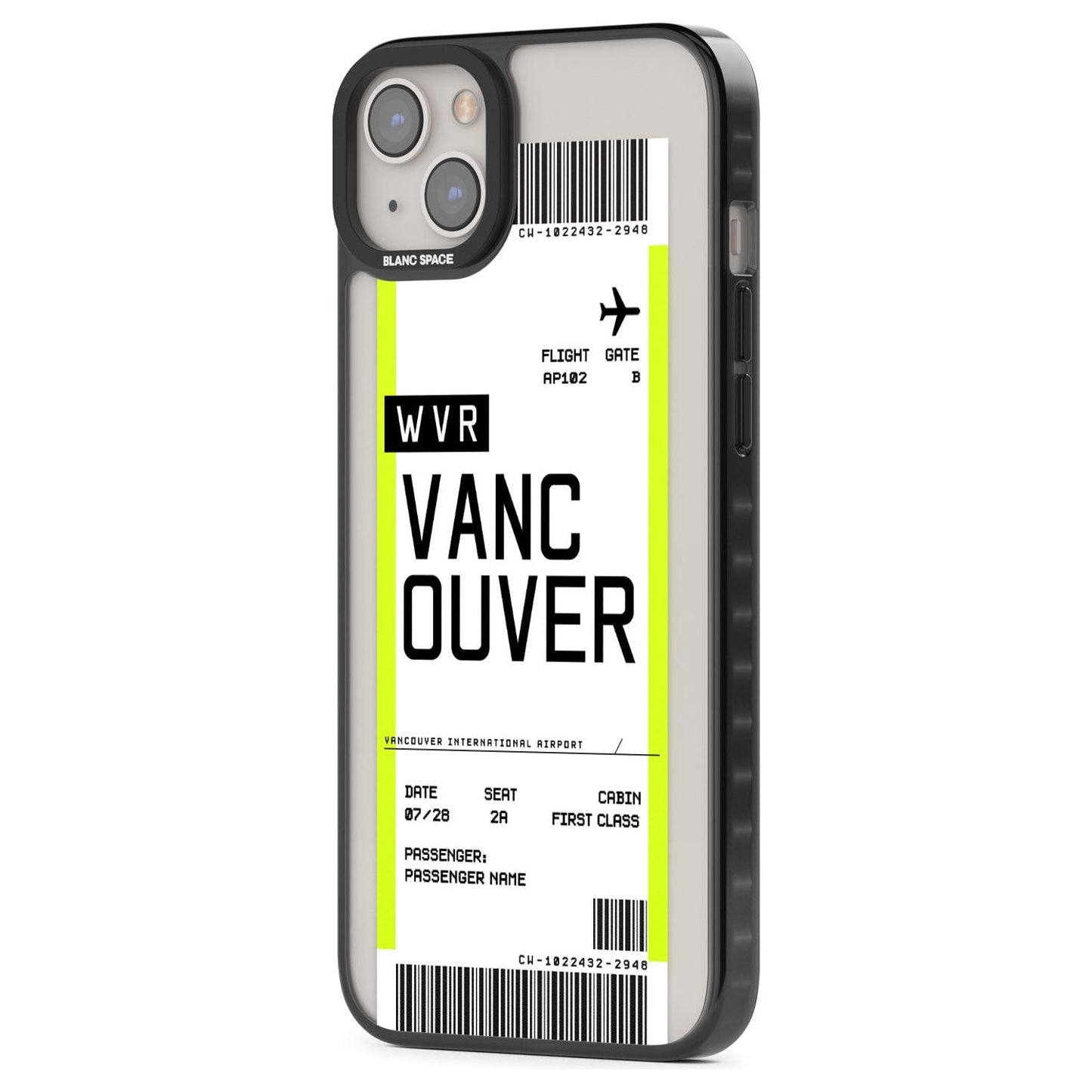 Personalised Vancouver Boarding Pass