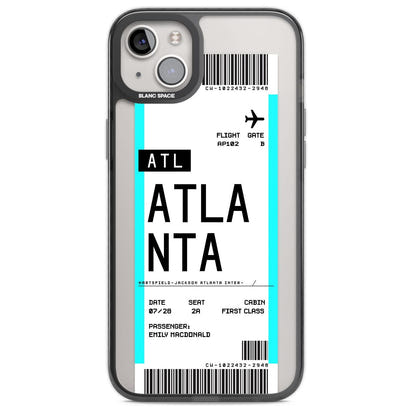 Personalisierte Atlanta-Bordkarte