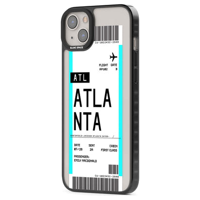 Personalisierte Atlanta-Bordkarte