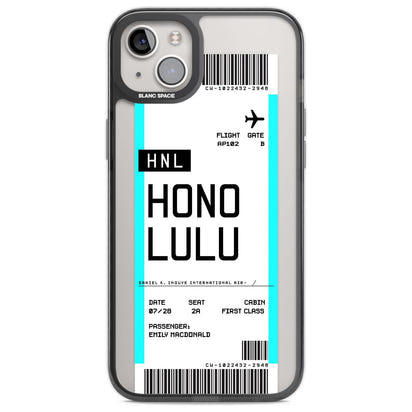 Personalised Honolulu Boarding Pass