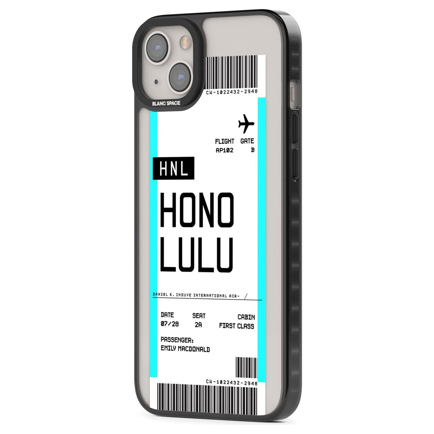 Personalised Honolulu Boarding Pass