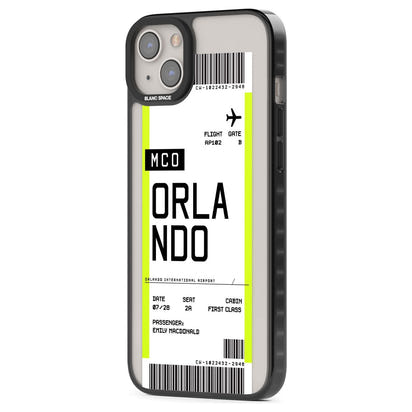 Personalised Orlando Boarding Pass