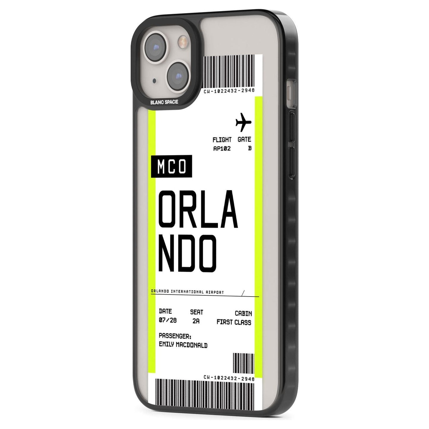 Personalised Orlando Boarding Pass