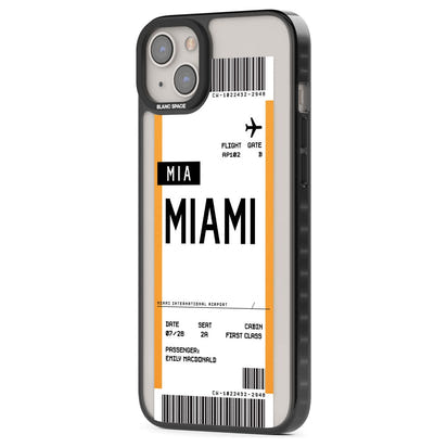 Personalised Miami Boarding Pass