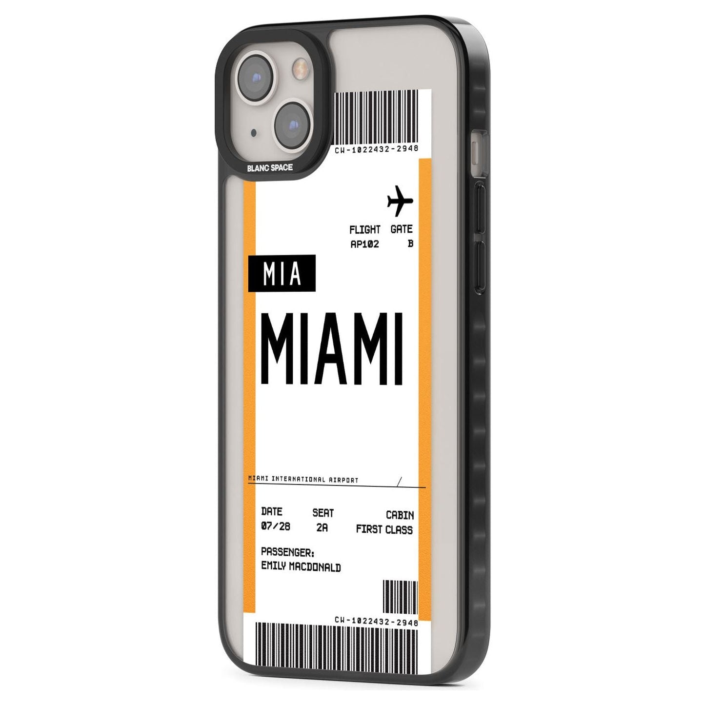 Personalised Miami Boarding Pass