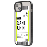 Personalisierte Bordkarte für Santorini