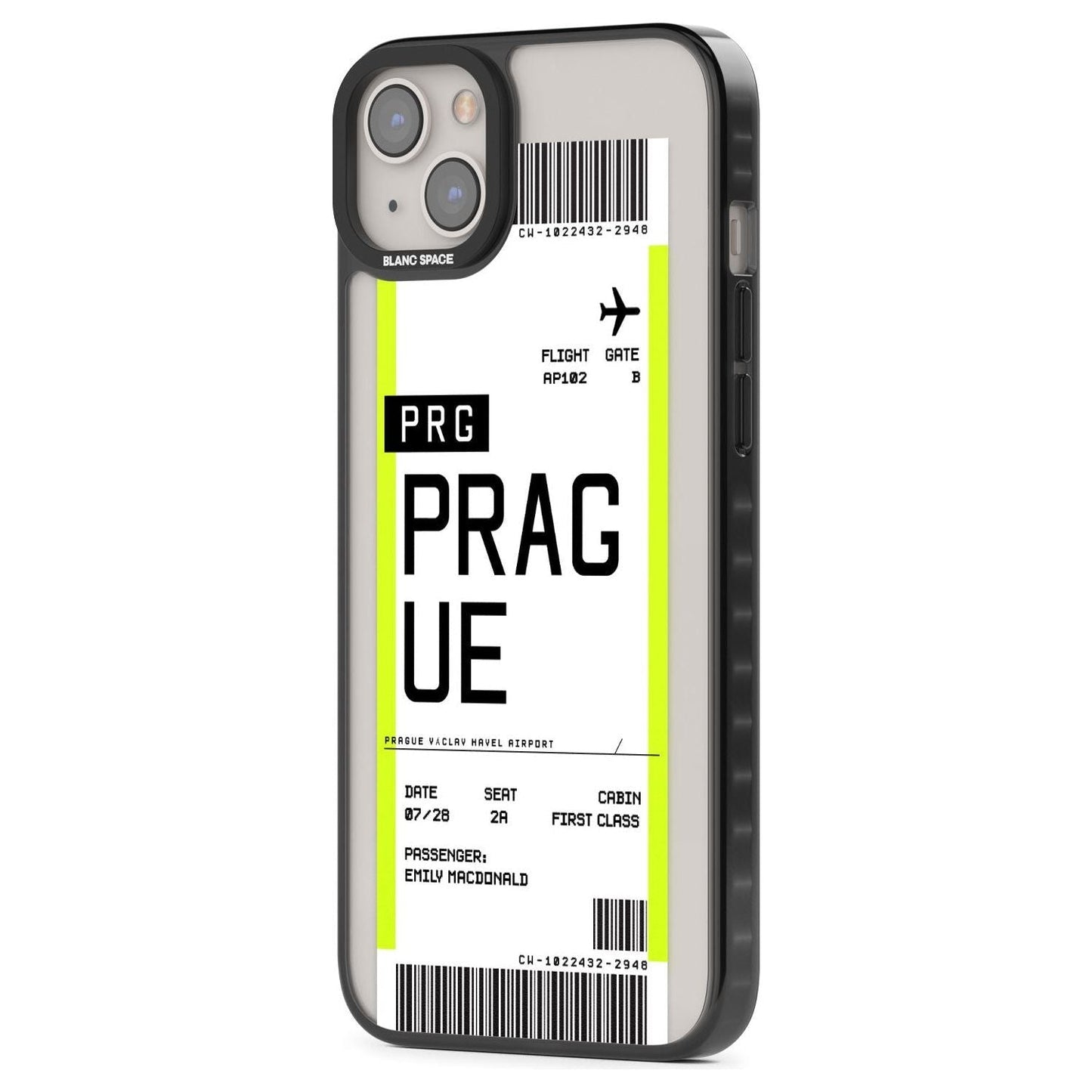 Personalised Prague Boarding Pass