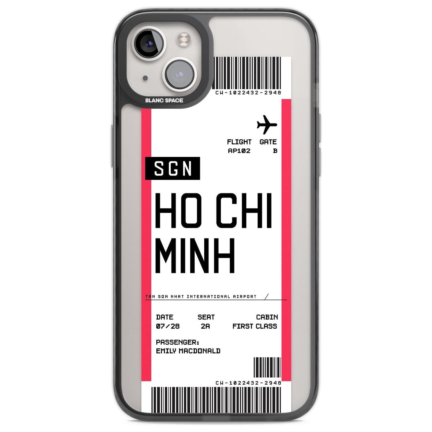 Personalised Ho Chi Minh Boarding Pass