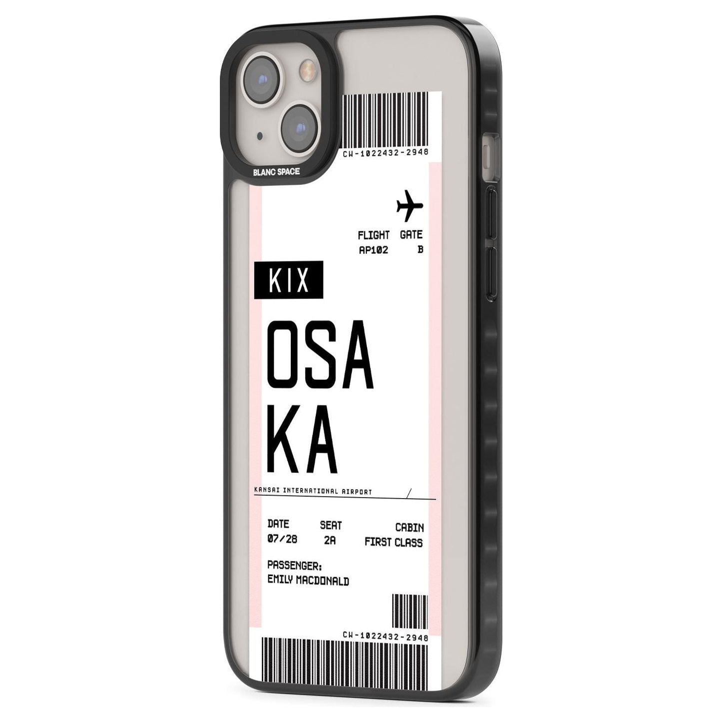 Personalised Osaka Boarding Pass