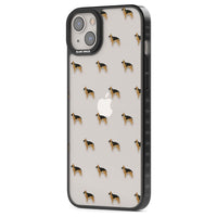 German Shepherd Pattern Clear