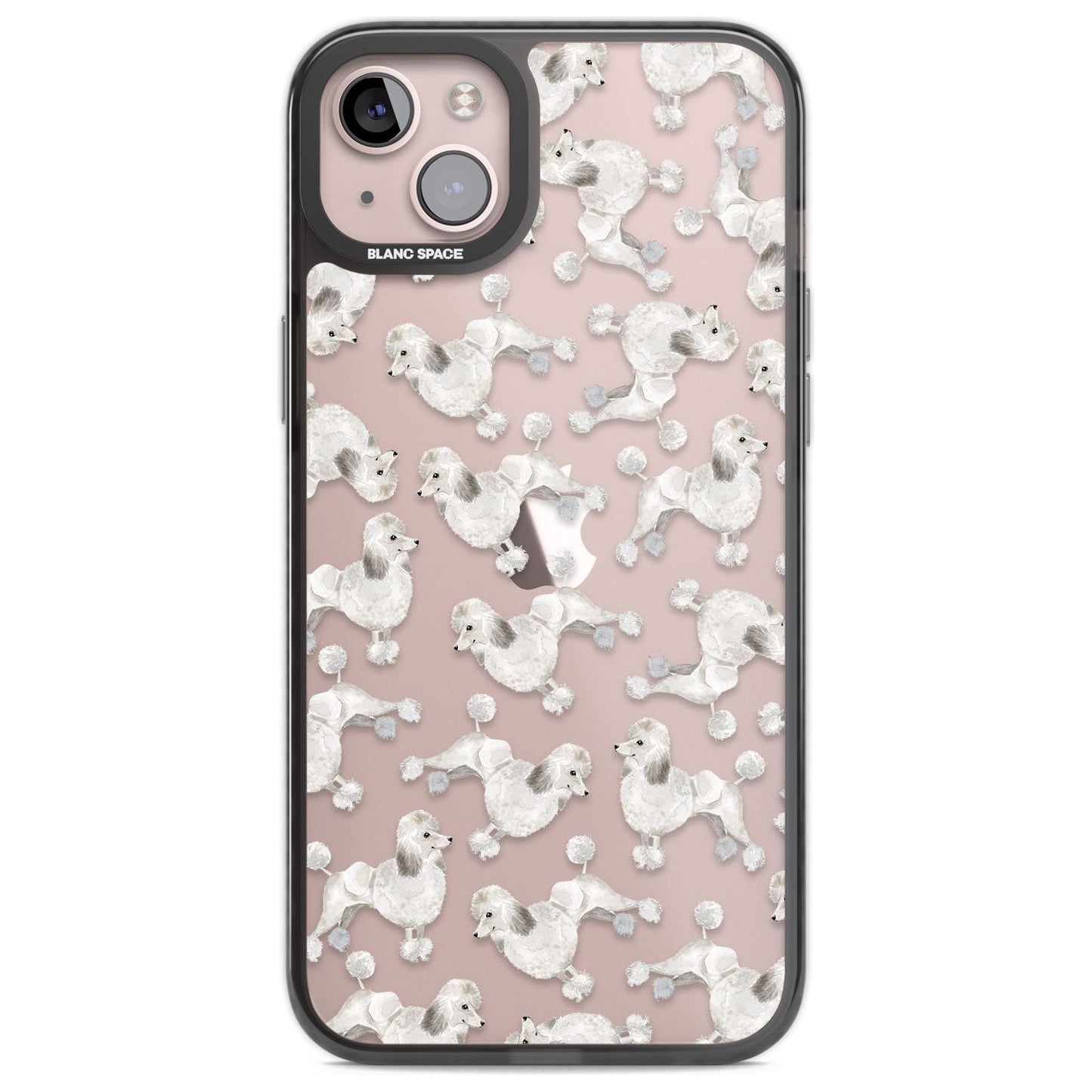 Pudel-Aquarellmuster