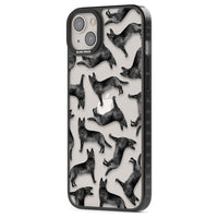 German Shepherd Pattern Black