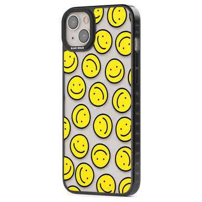 Motif de visage souriant