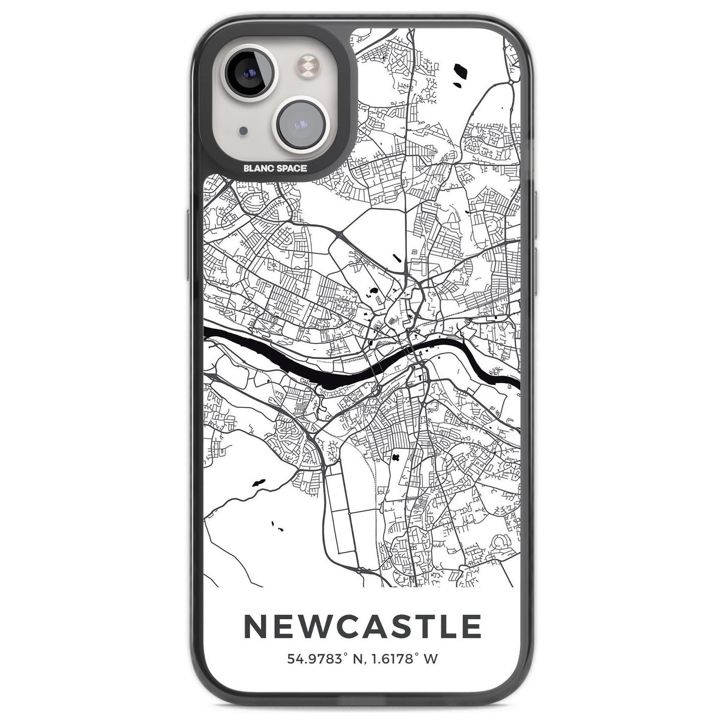 Stadtplan von Newcastle