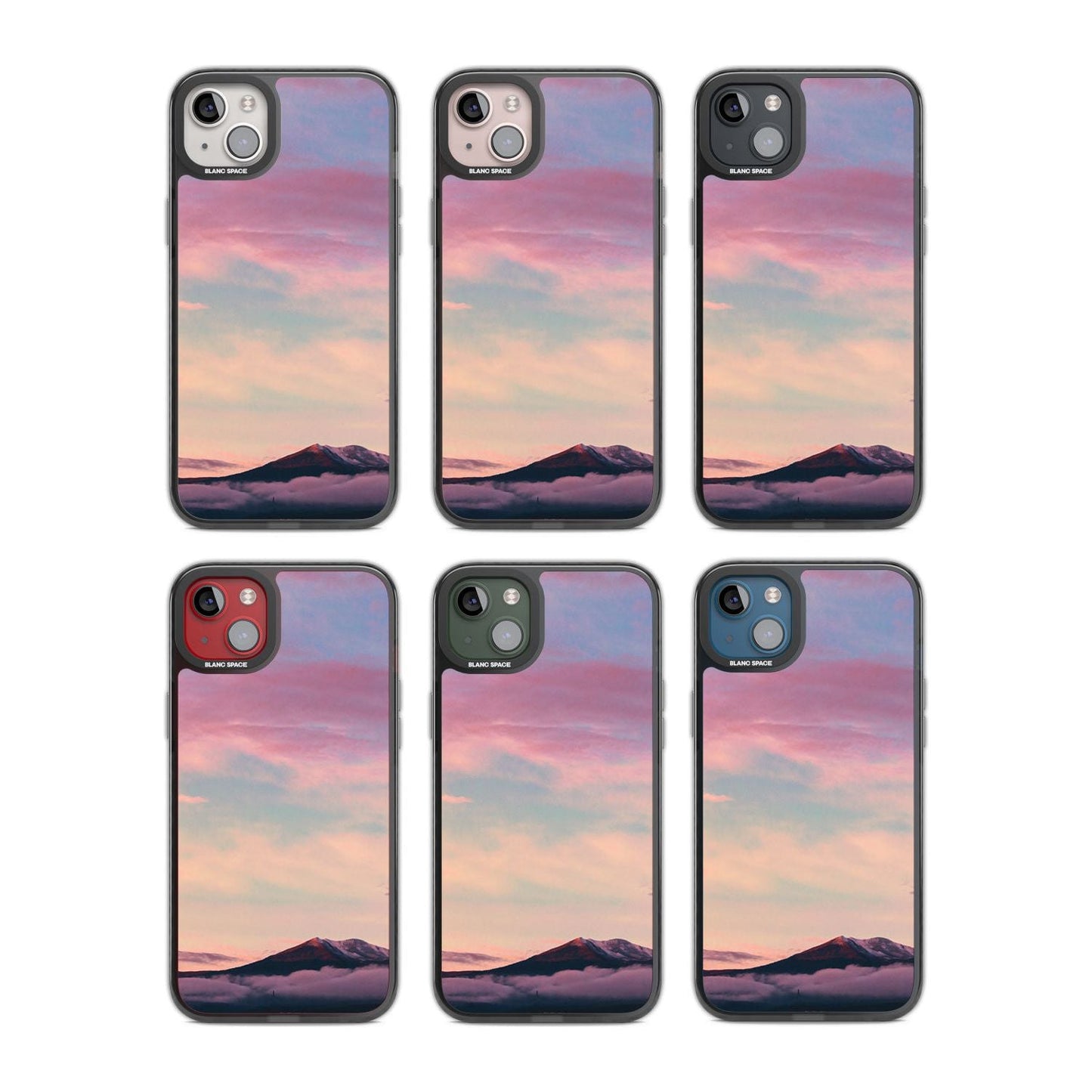 Pastel Mountain Sunset