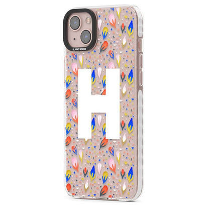 Personalised Abstract Floral Initial