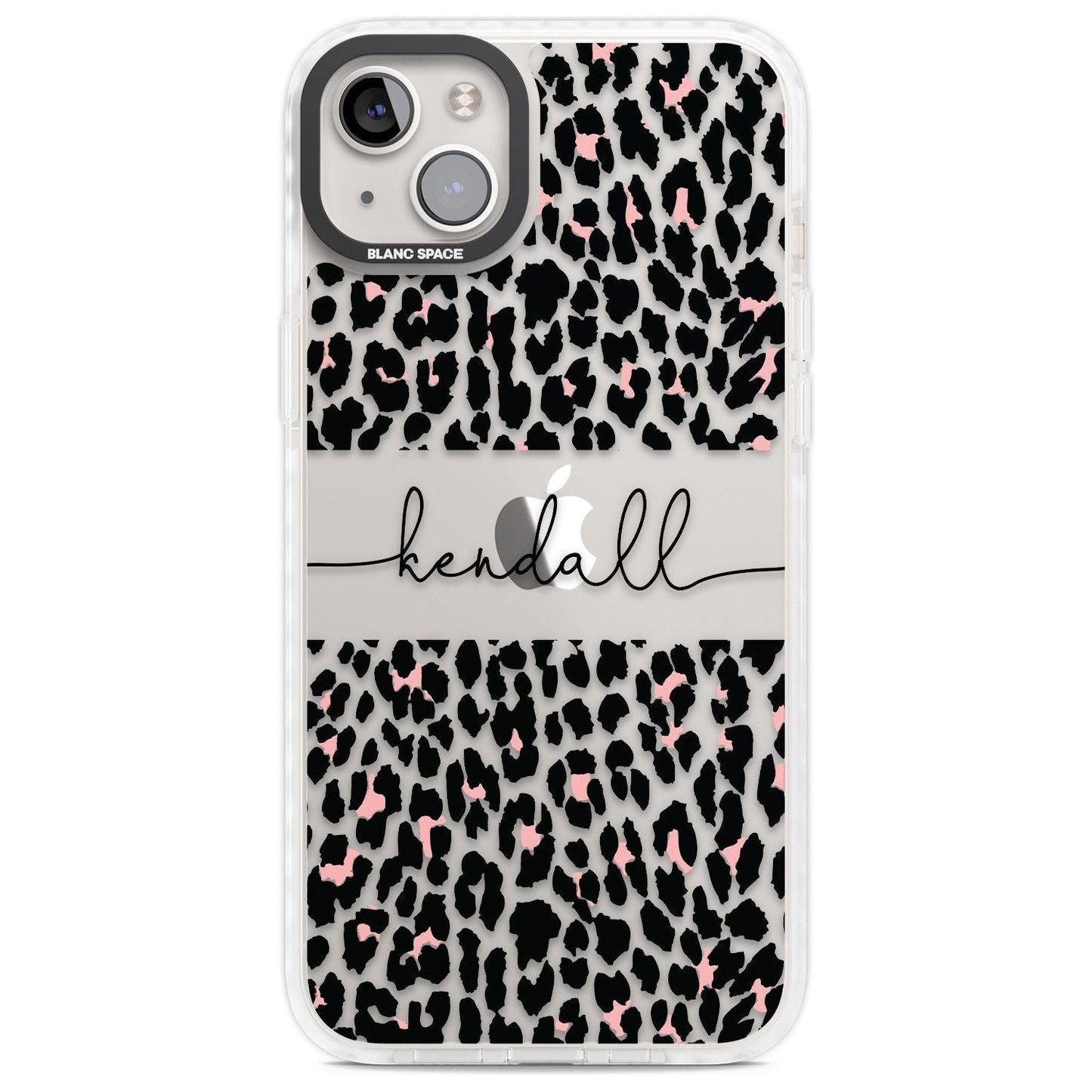Personalised Cursive Leopard Spots