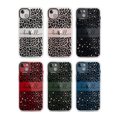 Personalised Cursive Leopard Spots